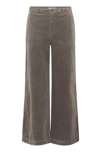 Pantalon casual femme Part Two Ninnenpw en coton fluide