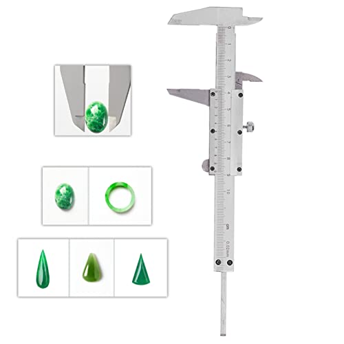 Calibrador metálico para joyería 14 cm con pantalla digital miniatura 3