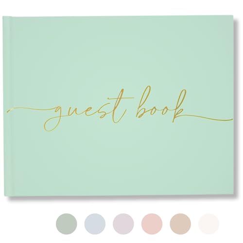 Lamare Wedding Guest Book – Polaroid Guest Book for Wedding Reception, Baby Shower, Birthday, Bridal Shower and Special Event Guestbook – A Stylish Sign in Book for Party - Lined Page