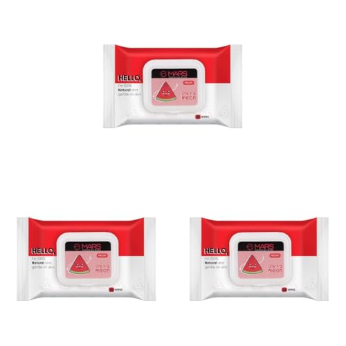 Image of MARS Refreshing Wet Wipes for Face| Facial Cleansing | Refreshing & Skin Hydration| Soothing for skin | pH Balance & Alcohol Free | Nourishing with Fruit extract | 25 Wipes (Watermelon) (Pack of 3)