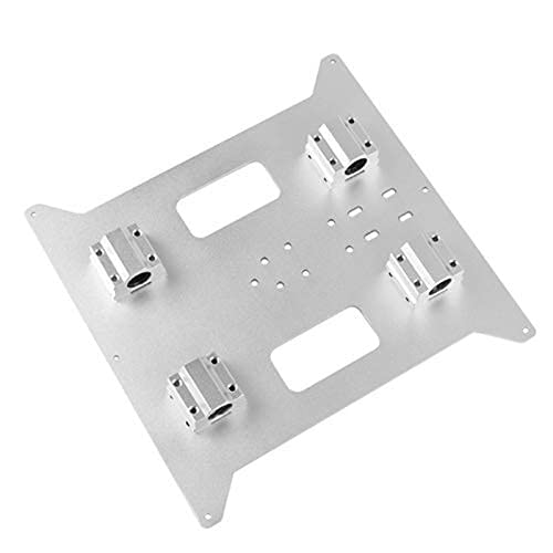 Accessori per stampante Piastra in alluminio di ricambio per carrello Y per Maker Select, Wanhao Duplicatior e stampante 3D I3 Mega