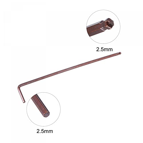 Clé hexagonale 2.5mm en acier S2 robuste pour bricolage précis - 4