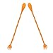 HAPINARY 2Pcs Dual-Sided Back Scratcher and Long Handle Shoe Horn Plastic Tool for Men and Women Portable Itchy Relief and Shoe Helper Stick