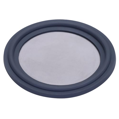 Image of DERNORD 1.5 inch FKM Sanitary Gasket w /Stainless Screen - Tri Clamp Clover (2000 Mesh)