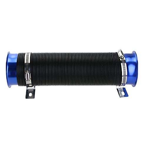 Rasnone Air Intake Pipe Hose Adjustable Flexible 3 Inch/76Mm Cold Air Intake Turbo Blue, Inner Diameter 3 Inch, Extendable Range 12.2-36 Inch #TOP4