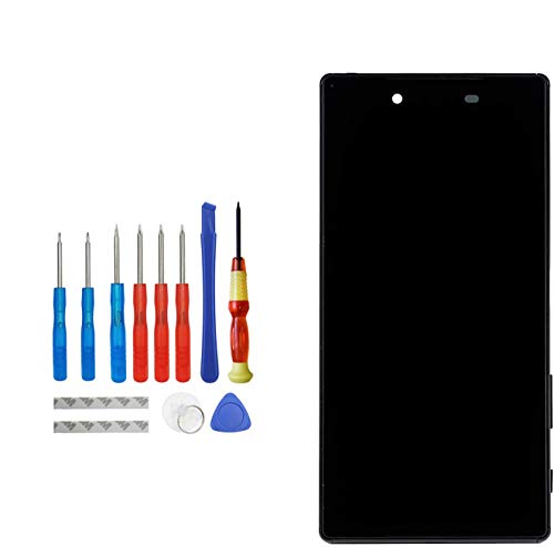 E-YIIVIIL Replacement LCD Screen Compatible with Sony Xperia Z5 Premium E6853 E6833 LCD Touch Screen Display Assembly with Frame with Toolkit