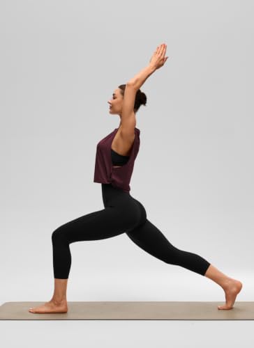 Image of CRZ YOGA Pima Cotton Dropped Armhole Tank | Workout, Naturally Soft, Loose Fit, Crop, Crewneck, Knotted Sides, Sleeveless Tops for Women
