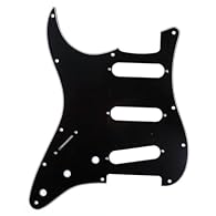 Fits Left handed genuine USA/Mexican Fender Stratocaster, it will not fit Squier. 11 mounting screws holes, SSS pickup routine Plastic made, 2.0-2.2mm(0.08-0.09 inch) thickness Back shielding, double layers protective films on the top Package include...