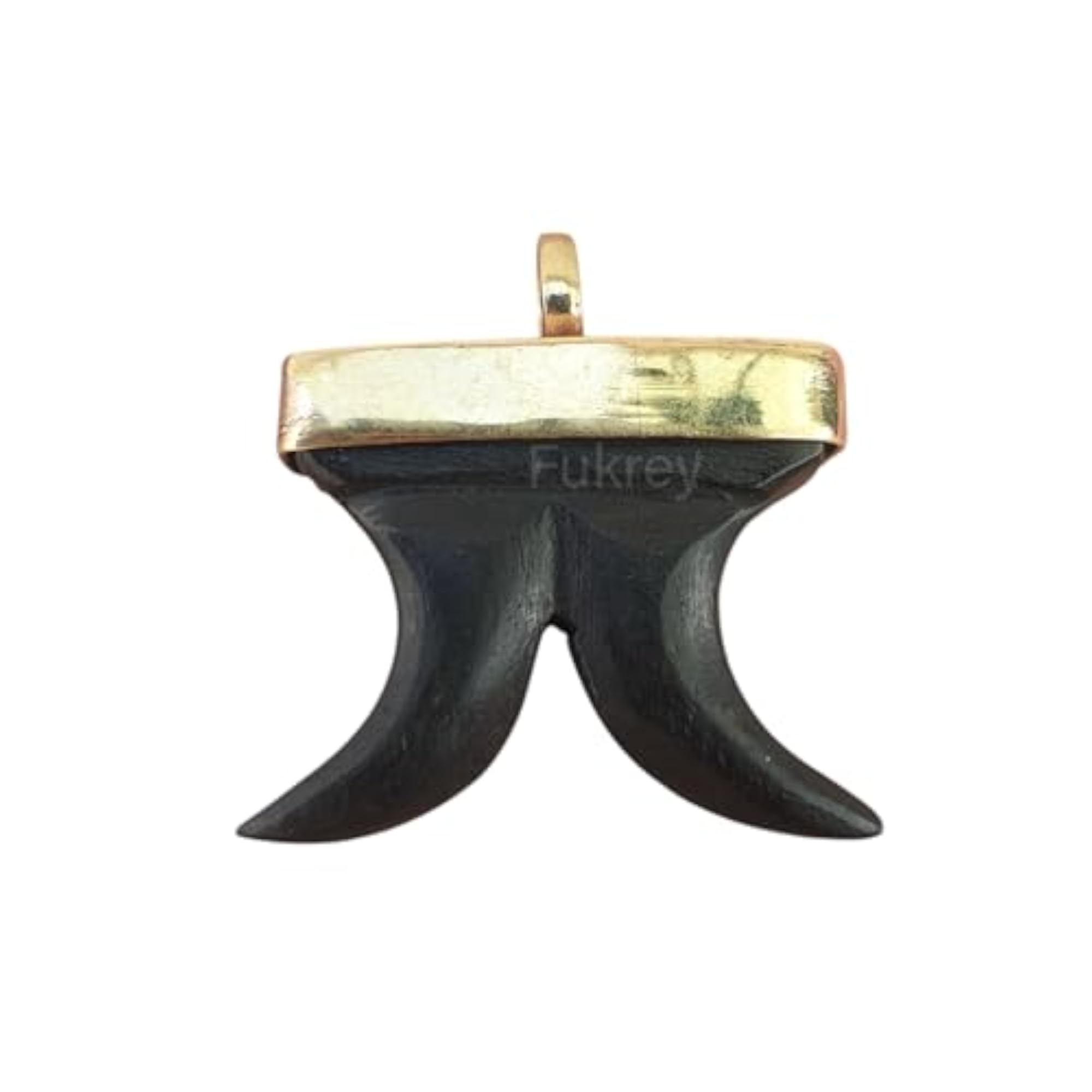 Original Karungali Tiger Teeth Dollar Pendant