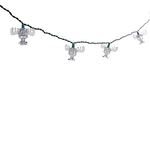 National Lampoon's Christmas Vacation Kurt Adler UL 10-Light Wally World Moose Mug Light Set