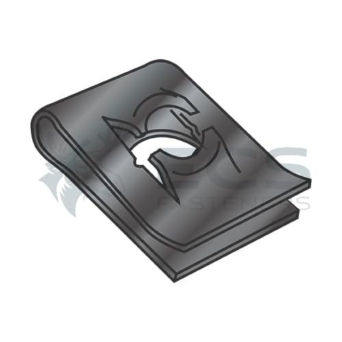 Generic C8120-10-4 Type U Spring Nut Black Phosphate - ECS-215321