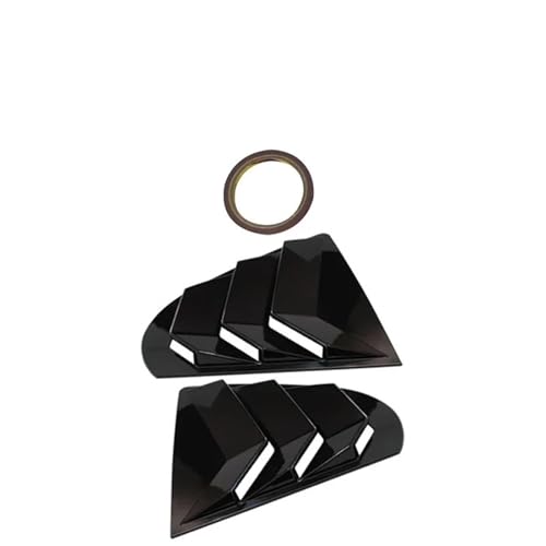 Persienne de fenêtre arrière noir brillant pour Lancer EX Evo 2008-2018
