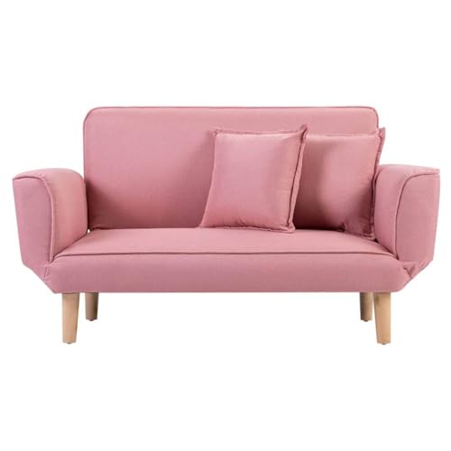 �\�t�@�x�b�h 2�l�|�� ��l��炵 �R���p�N�g ��125cm ���[�\�t�@ �y�� �N�b�V�����t ���֎q ������� �������[�� �\�t�@ �x�b�h ���񂽂�ό` (�s���N)