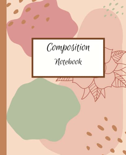 Composition Notebook: Aesthetic Composition Notebook: 7.5 x 9.25, 100 Wide Ruled Pages, Perfect Aesthetic Composition Notebook Journal for Kids, Teens, and Adults (Composition Notebooks)