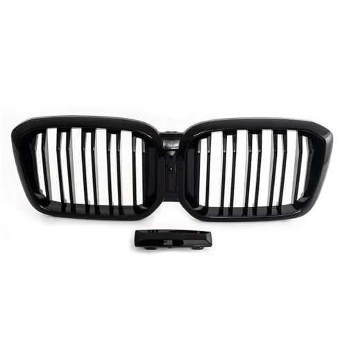 Calandre de remplacement BMW X4 G02 LCI style double ligne en noir brillant haute finition