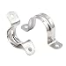 Kit 30 Fascette Stringitubo In Acciaio Inox 304 – Morsetti A U Con Gomma Per Tubi E Cavi (35 Mm)