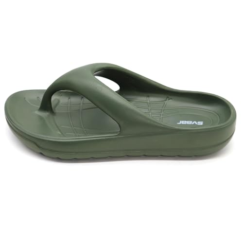 Image of SVAAR Soft EVA Slippers for Men | Stylish Anti-Skid Flip-Flops with Arch Support & Bouncy Sole | Lightweight Indoor Outdoor Comfort