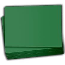 Hamilco Colored Scrapbook Cardstock Paper 4x6 Card Stock Paper 65 lb Cover 100 Pack Brilliant Green