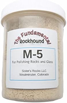 Fundamental Rockhound Products: 2 oz M-5 Polish for Rocks: Tumbling, Cabbing, Flat Laps M5