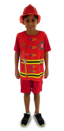 Super Bombeiro, Masquerade Fantasias, Vermelho, P,M,G