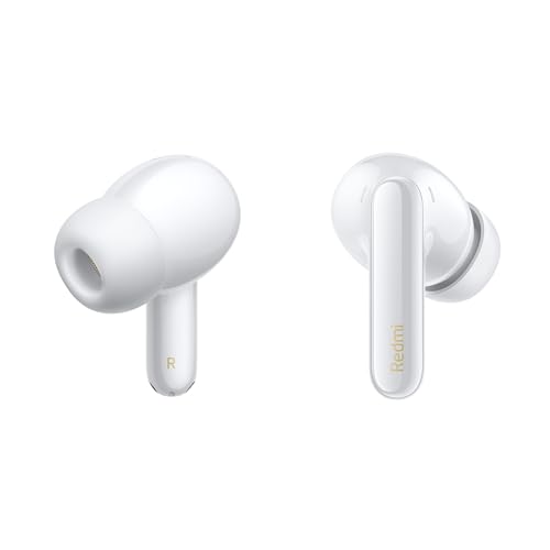 XIAOMI Redmi Buds 6 Pro – Écouteurs Bluetooth Intra-Auriculaires, ANC 55dB, Audio dimensionnel, Hi-Res/LDAC, 9.5h+36h autonomie, IP54, Triple Haut-Parleur, Blanc