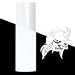 White Reflective Heat Transfer Vinyl Reflect HTV Under The Light with Heat Press for DIY T-Shirt 12 by 20 inch 2 Sheets/Bundle