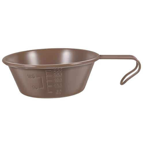 Levemolo Collapsible Cooking Bowl for Camping Stainless Steel Soup Bowl Handle Camping Cooking Gear Easy Storage Rice Bowl