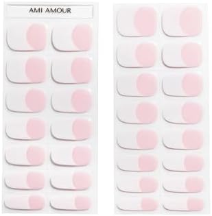 Semi Cured Gel Nail Strips Stickers Wraps