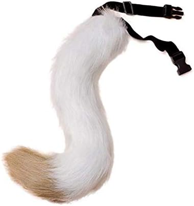JUNBOON Faux Fur Tail for Adult/Teen Cosplay Halloween Party Costume