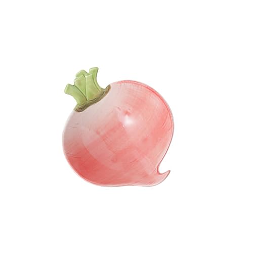 BESTonZON Ciotola Da Dessert Ceramica Giapponese Con Design Carota Piatto Per Snack e Insalata Di Frutta Perfetta Per Feste e Cene Vassoio Multiuso Per Servire e Decorare