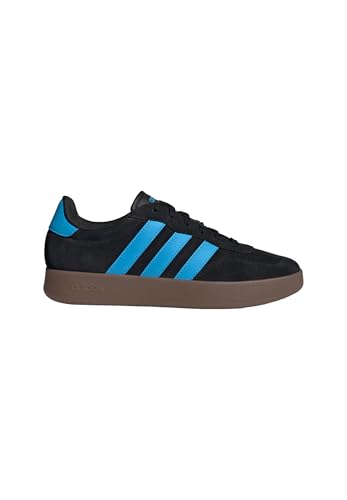 adidas Barreda KJ0000 - Zapatillas deportivas de piel para hombre, color negro, aguamarina, Black Luaq Gum, 43 EU