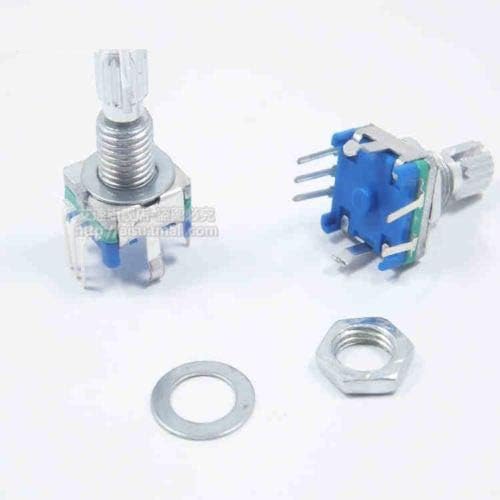 FidgetFidget 10PCS Rotary Encoder with Switch EC11 Audio Digital Potentiometer 15MM Handle S
