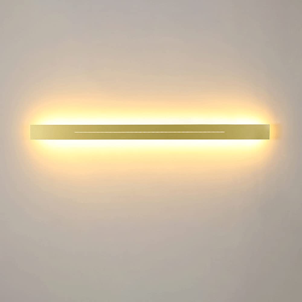 Nowoczesna minimalistyczna lampa ścienna LED, liniowe oświetlenie metalowe, do salonu, sypialni, hotelu, korytarza, schodów, oświetlenia wnętrza