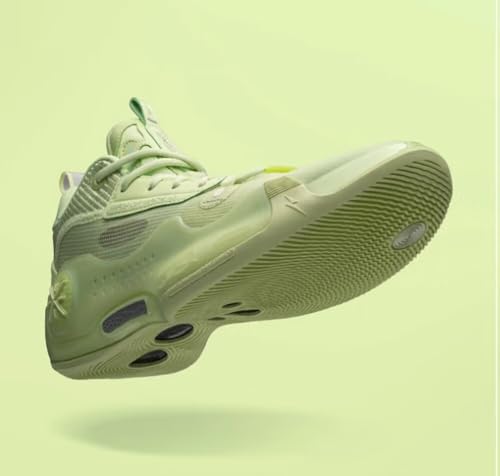 Image of LI-NING Way of Wade 10 Avocado Men Basketball Shoes Lining Anti-Slip Professional Shock Absorption Sneakers Sports Shoes Grass Green US 9.5