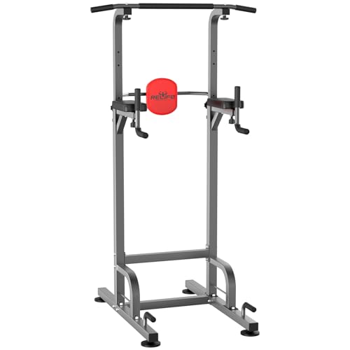 RELIFE REBUILD YOUR LIFE Power Tower Pull Up Bar Dip Bar Dip Station