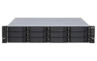 Qnap TL-R1200S-RP 12 Bay Rackmount JBOD Speichergehäuse - mit Redundante Stromversorgung