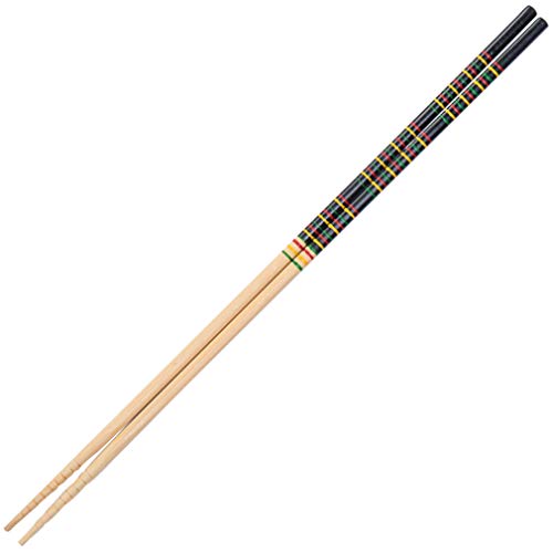 山下工芸 菜ばし 黒 36cm カブキ菜箸 大スベリ止付 27472A