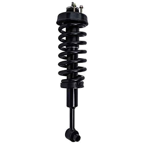 Image of Detroit Axle - 2pc Front Struts for 2004-2005 Ford Explorer Mercury Mountaineer, 2 Complete Struts with Coil Spring Assembly Replacement Quick Install Ready Struts Shocks Assembly