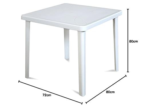 Tavolo Areta Sorrento - Verde, 140x80x72 Cm, Pratico E Resistente Per Casa O Ufficio - Foto 5