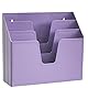 Acrimet Unterlagenhalter Dreifach Horizontalen (Solide Lila Farbe)
