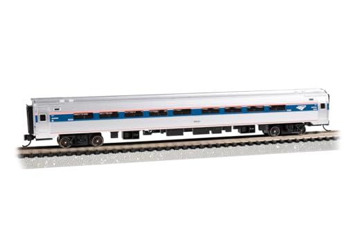 Bachmann Trains - AMFLEET I CAR with Lighted Interior - Coach Class #82560 - Phase VI - N Scale