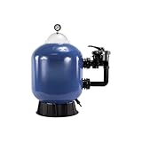 Triton II Sandfilter mit ClearPro Technologie – Glasfaserverstärkter Filterkessel, 6-Wege-Ventil, 22.000 L/h (22 m³/h) Durchfluss, 2' Anschluss, Blau, 275 kg Sand, bis 88.000 liters (88 m³) Pools