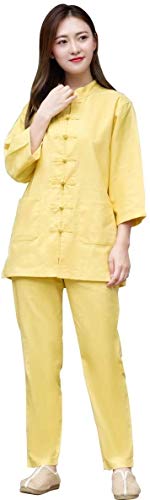 Costume d'arts martiaux pour femme en style traditionnel chinois
