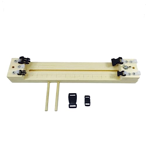 Housoutil Bracelet Wooden Frame Weave Tool Sew Stitching Kit Color Braiding Crafting Crafts Woven Wristband Maker