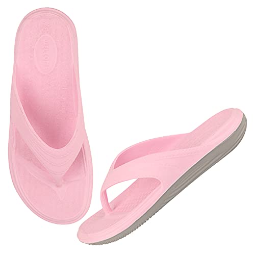 Image of WELCOME Women's Extra Soft Slippers with Cushion FootBed for Adult | Comfortable & Light Weight| Stylish & Anti-Skid| Waterproof & Everyday Flip Flops for Ladies /Girls
