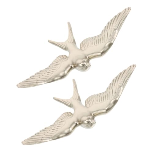 Figurines hirondelles vintage pour habiller un mur vide