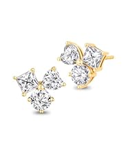 B. Yellow Gold - 2.30 Carat (1.15ct * 2)