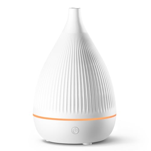 Soulorigin Ultraschall-Diffuser für ätherische Öle, Haushalts-Aromatikdiffuser, 7 Farbwechseln und ultraleiser Betrieb, tragbarer...