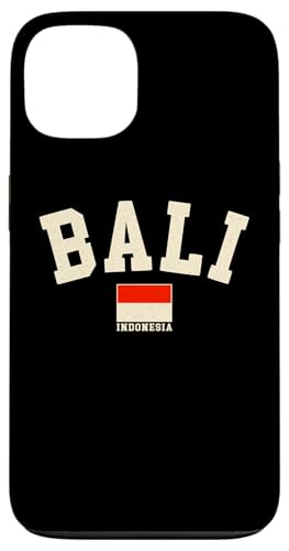 Vintage Bali Indonesia Bandera Indonesia Recuerdo Retro Carcasa para iPhone 13