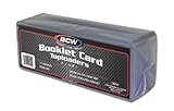 Pack of 10 BCW Booklet Trading Card Hard Plastic Topload Holders